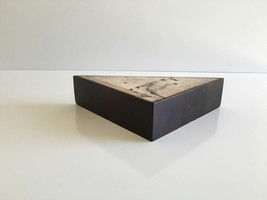 Furniture Legs, Chair Couch Corner Feet , 2&quot; Tall By 7&quot; Wide Triangle -S... - $29.69