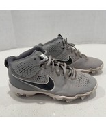 Nike Alpha Huarache Turf Baseball Shoes Versatility Gray Kids Size 3.5Y - $41.01 CAD