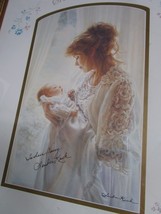 Lithograph By Sandra Kuck &quot;1994 Year Of The Family&quot; Signed And Dedicated 21 X 28 - £98.06 GBP