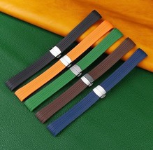 21mm Soft Silicone Rubber Watch Band Strap Fit for Patek Philippe Aquanaut - £14.24 GBP+