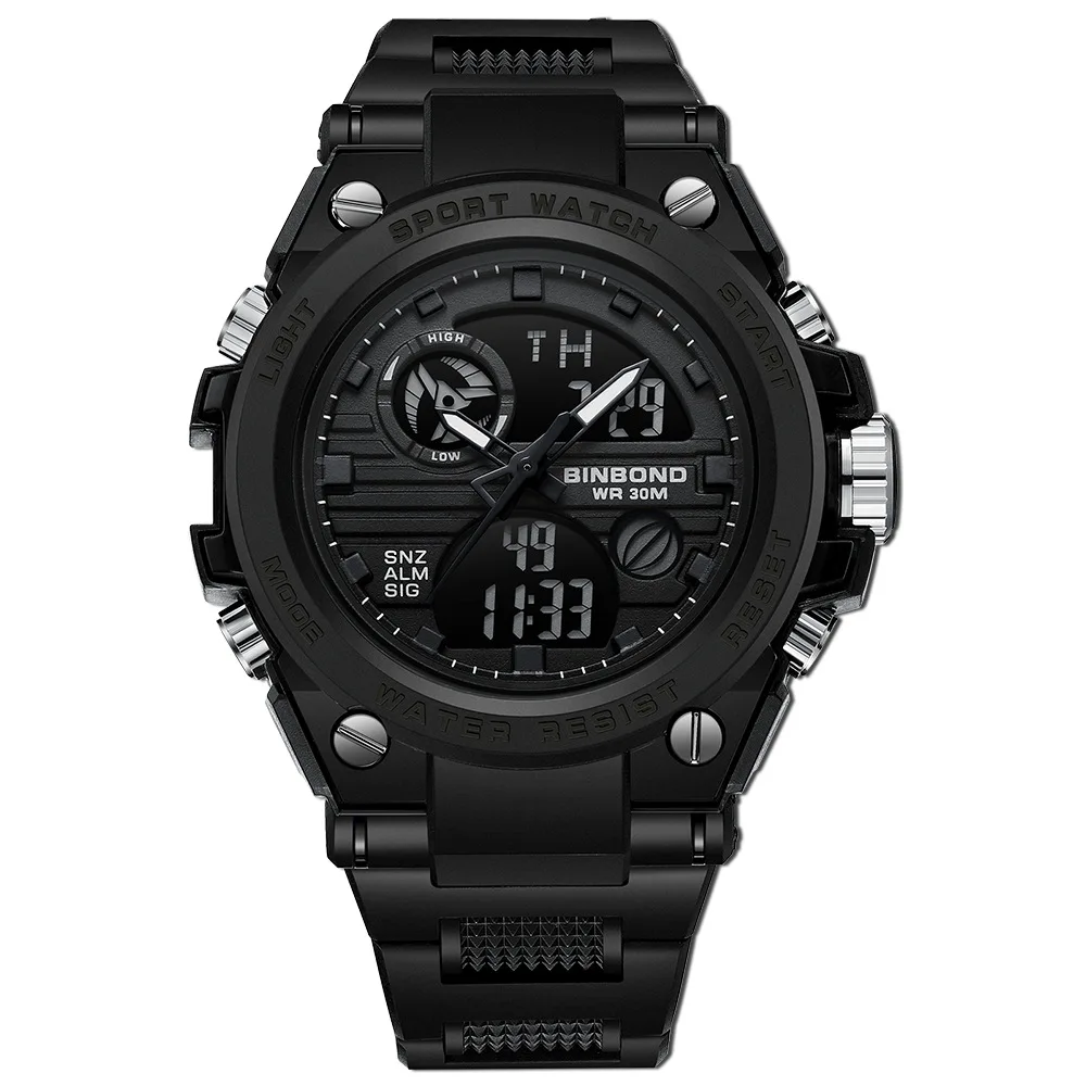 2024   Electronic  For Men Fashion   Waterproof Multifunction  Digital Man Wrist - £53.40 GBP