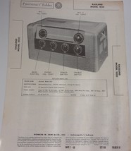 Vintage PhotoFact Raulandl Model 1820 Instructions 1950 - $4.99