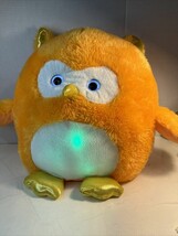 Hug Me Light Up Stuffed Animal Plush Soft Orange Owl 14" Tall Ages 3+ Clean VG - €8,14 EUR