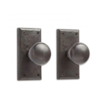 New Marwick Rectangular Solid Bronze Privacy Set Knob w/ Spring by Signa... - $99.95