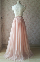Floor Length Tulle Maxi Skirt Wedding Bridesmaid Custom Plus Size Tulle Skirts image 9