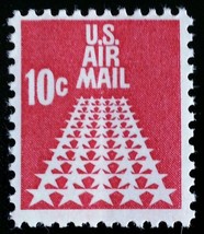 1968 10c 50-Star Runway, Air Mail Scott C72 Mint F/VF NH - $0.99