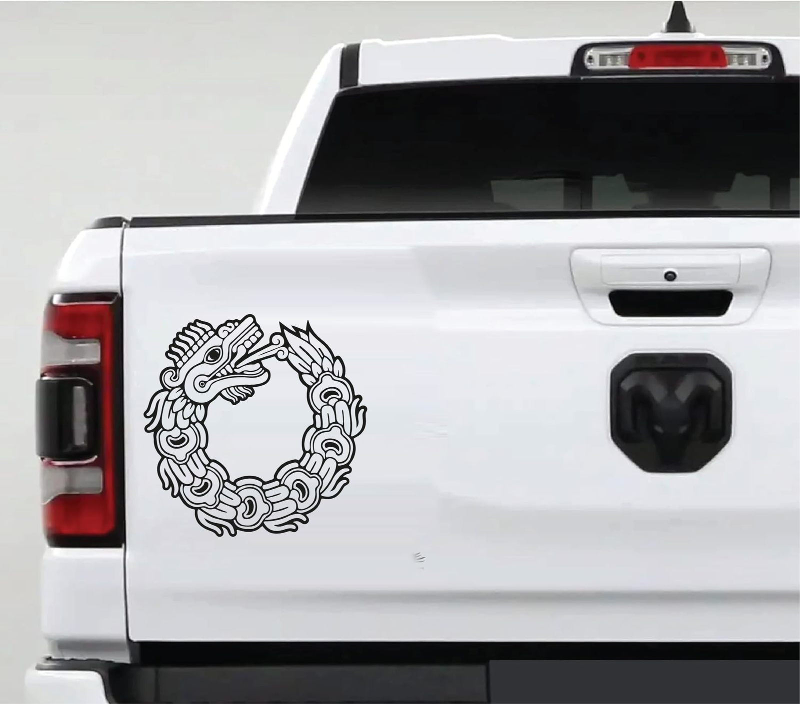 Aztec Quetzalcoatl - Serpent Mexican Flag Vinyl Decal Sticker - Fits on ... - $0.99