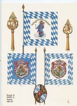 Royaume de Baviere (I) Drapeaux 1806-1813 Le Plumet Planche D 3  - £19.49 GBP