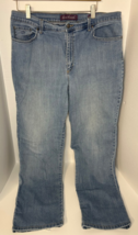 Gloria Vanderbilt Amanda Jeans Women Sz 18 36x30 Straight Leg High Rise ... - $407.10 MXN