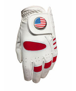 NEW JUNIOR ALL WEATHER GOLF GLOVE. USA BALL MARKER. ALL SIZES AVAILABLE. - £7.02 GBP
