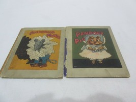 2 Lot 1917 Frederick Mouse Pandora Pig Alice Crew Gall HC Saalfield Publishing - £15.75 GBP