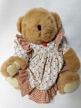 Tender Heart Treasure 1992 APPLE ANN Light Brown Teddy 12&quot; Plush Clothes Hinged - £18.03 GBP