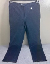 Michele Negri Navy Blue Corduroy Pants Size 48 IT - 32 US Made in Italy - £38.69 GBP