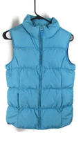 Lands end Blue girls down puffer puffy winter vest NWOT XL 16 - $18.80