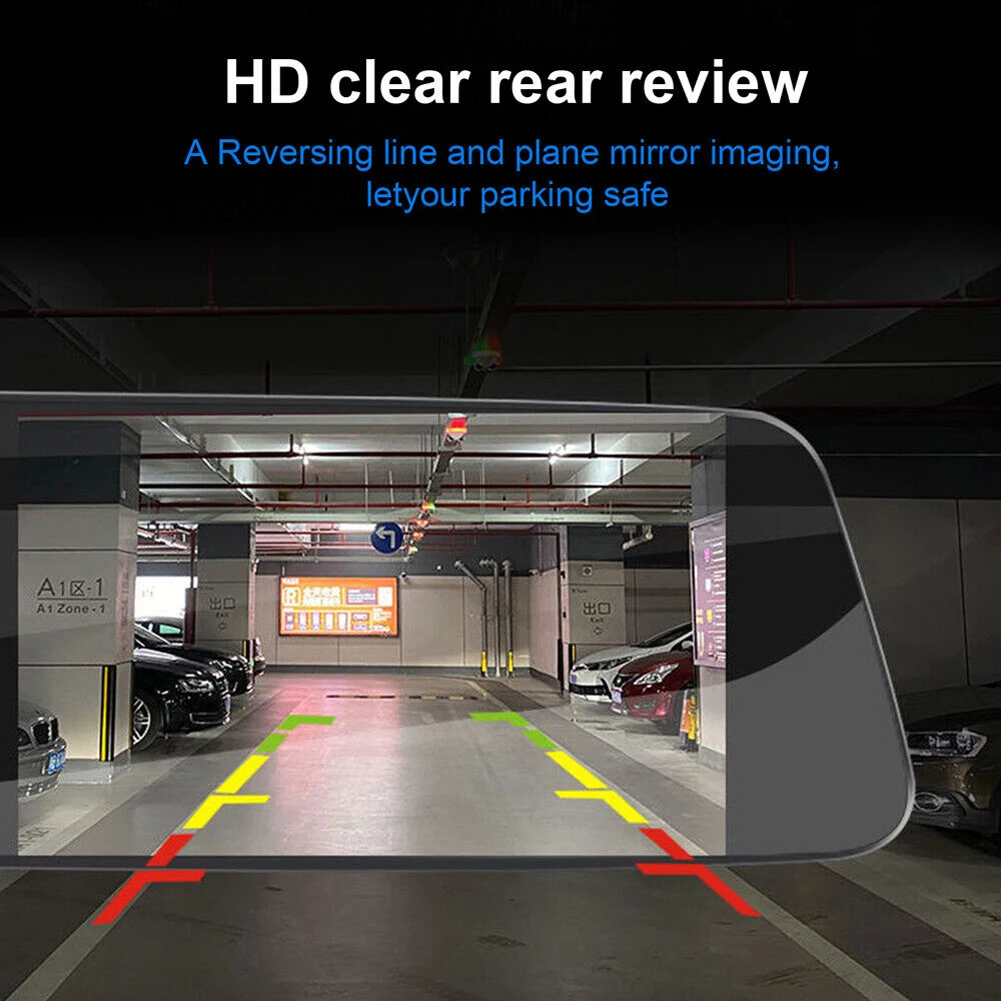 Dual Lens Automobile Data Recorder Loop Recording 4.3 Inch Car Video Recorder - £24.76 GBP