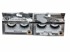 Ardell Professional 3D Fauxmink Lightweight 854 Lashes-2pk - Lot Of 2 Pkgs - NEW - $9.99