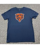 Chicago Bears Shirt Men Large Blue Fanatics NFL Short Sleeve Crew Neck L... - $18.88