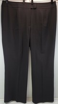 Women Black Suit Pants Polyester Elastane 16W - $7.91