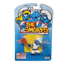 Vintage 1995 The Smurfs Tennis Smurf Figure Brand New In Package Nos Irwin New - £22.54 GBP