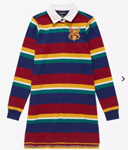 Harry Potter Striped Rugby Shirt Dress - BoxLunch Exclusive Sz Large - $49.99