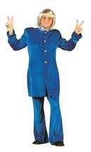 Men&#39;s 60s Super Spy Swinger Pop Star Costume (Large) Blue - $69.99