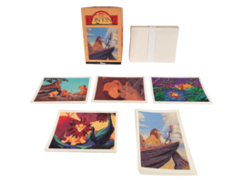 Vintage Disney Store The Lion King Note Card Stickers Envelope Stationery Set - £13.59 GBP