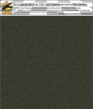 Dungeon Flooring Design 002 Worn Dark Grey Tile DIY 28mm Miniature Gaming Decals - £4.66 GBP
