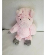 2014 Animal Adventure Pig Plush Stuffed Animal Pink Grey Hooves Floppy A... - £14.41 GBP
