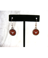 Vintage University of Texas Longhorns Silver Toned Pierced Earrings 15-l - €33,76 EUR
