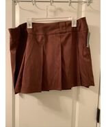 Wild Fable Women&#39;s  A Line Mini Skirt Pleated Size Small Brown - $592.51 MXN+