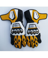 Motorcycle Leather gloves, Yamaha Motorbike racing Biker Leather Gloves - €74,05 EUR