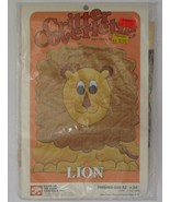 Down On The Farm Critter Coverlette Pattern Lion #101 42&quot; x 54&quot; NEW - £11.90 GBP