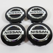 Nissan 2 1/2&quot; Black Button Center Caps Fits Kicks / Rogue # 40342-6RA1A SET/4 - £78.36 GBP