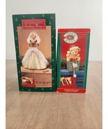 Hallmark Ornaments &amp; Stocking Hanger Lot of 3 Barbie Little Bear Victori... - €24,46 EUR