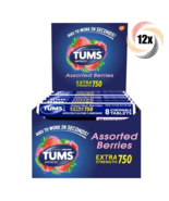 Full Box 12x Rolls Tums Extra Strength 750 Berries Antacid Tablets | 8 P... - €17,24 EUR
