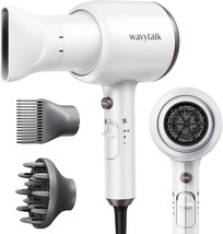 Wavytalk Hair Dryer with Diffuser and Concentrator 1875 Watt - £51.12 GBP