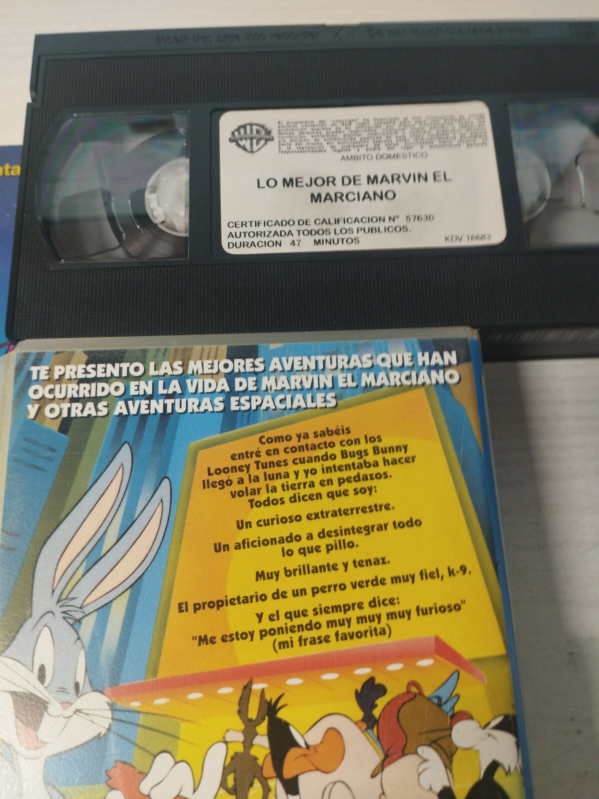Marvin el Marciano Lo mejor de Warner 1997 Looney Tunes VHS + Comic, Spanisch Item image 3