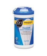 300 Hand Wipes Sani-Hands Ethyl Alcohol Hand Sanitizing Wipe Canister - $27.72