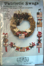 Pattern166 Patriotic Swags Decorations - $5.69