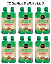 Miracle Gro LiquaFeed Tomato Fruits Vegetables Plant Food (16oz) - Lot of 12 NEW - £62.62 GBP