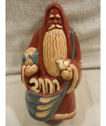 2000 Eldreth Redware Pottery First Redware Series Santa Claus Figurine 8... - $68.02 CAD
