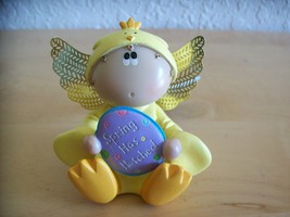 Russ Angel Cheeks “Spring has Hatched” Easter Figurine - £10.94 GBP