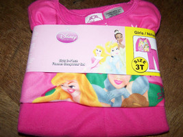 Size 18 Months Disney Princess Flannel Pajamas Belle Cinderella Aurora P... - £9.38 GBP