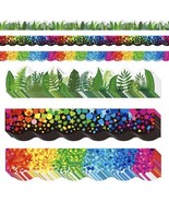 60 Ft Bulletin Board Borders, Tropical &amp; Confetti Theme Value Pack - New - £6.23 GBP