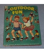 Vintage Child&#39;s Vintage Elf Book Outdoor Fun 1953 No 479 - $128.59 MXN