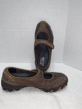 Sz 6.5 Skechers Brown Suede Womens Mary Janes 47118 Slip On Strap Shoes Unwon? - £21.43 GBP