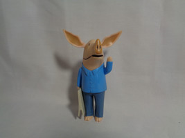 2010 Spin Master Olivia the Pig&#39;s Dad PVC Figure w/ Newspaper - £3.11 GBP