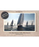 Samsung FRAME TV Art - Yacht Racing on a Sunny Day, 4K (16x9) | Digital ... - £2.75 GBP