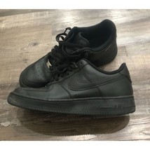 Nike Air Force 1 Triple Black Mens Size 10 Shoes Sneakers 315122 001 - $61.35