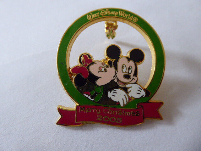 Disney Trading Pins 26052     WDW - Mickey & Minnie - Christmas Mistletoe Series - $18.57